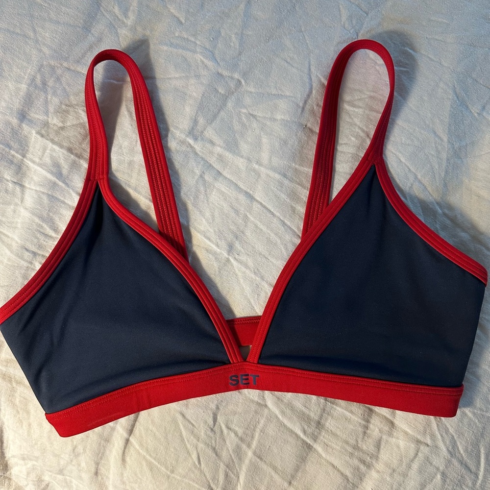 SET AIRLUXE BREATHE TRIANGLE BRA - ANCHOR